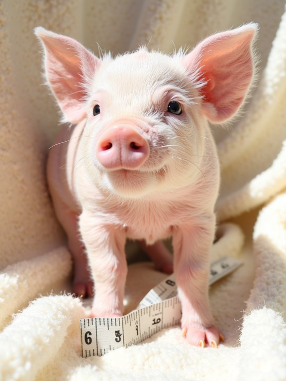 selecting healthy well bred piglets