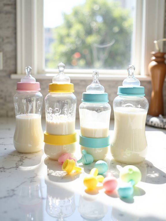 top glass baby bottles