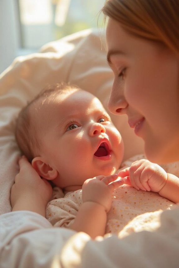 babies begin cooing early