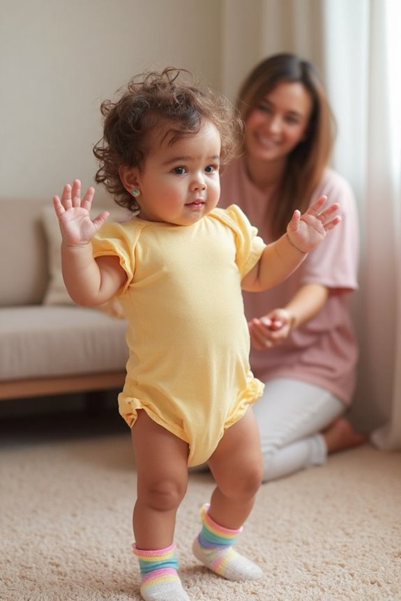 babies begin standing around