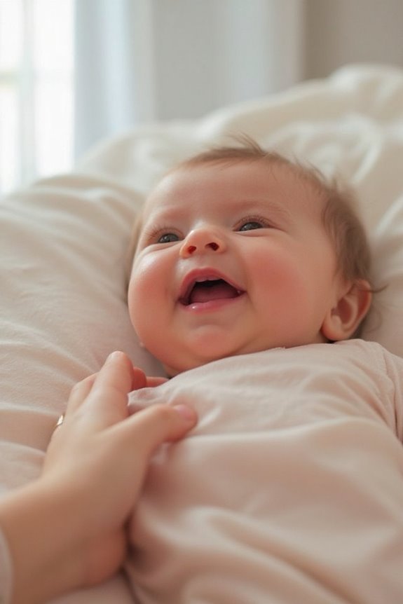babies typically start laughing