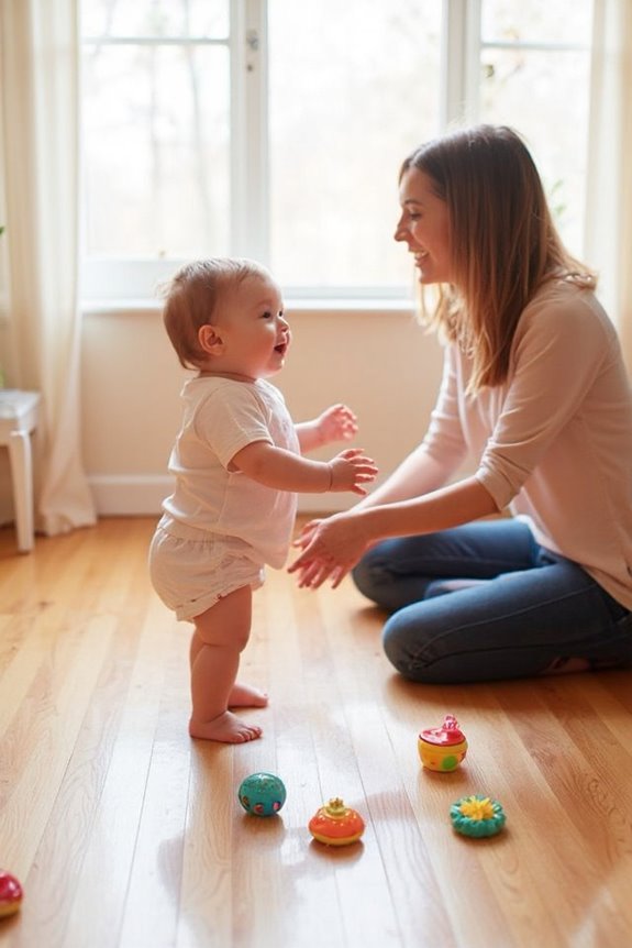 babies typically start walking