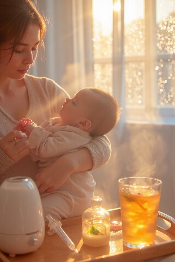 clear mucus from baby