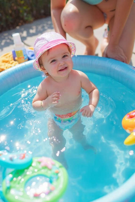 engaging safe baby pool activities
