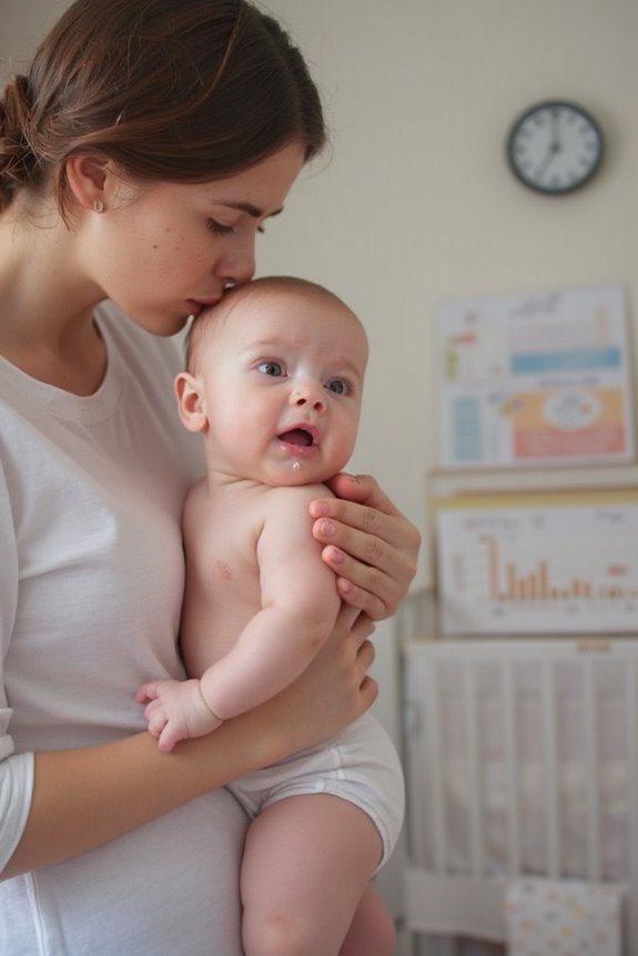 infant reflux development timeline