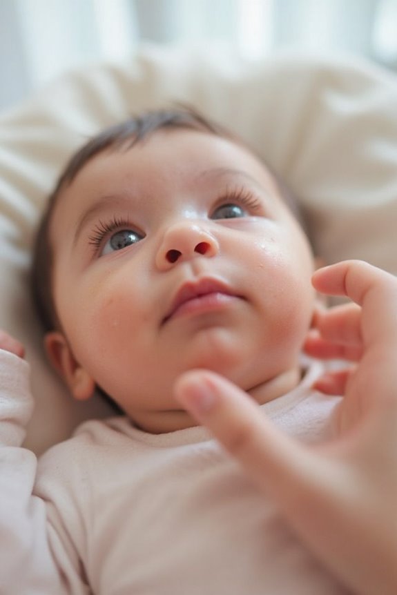 newborn limited visual range