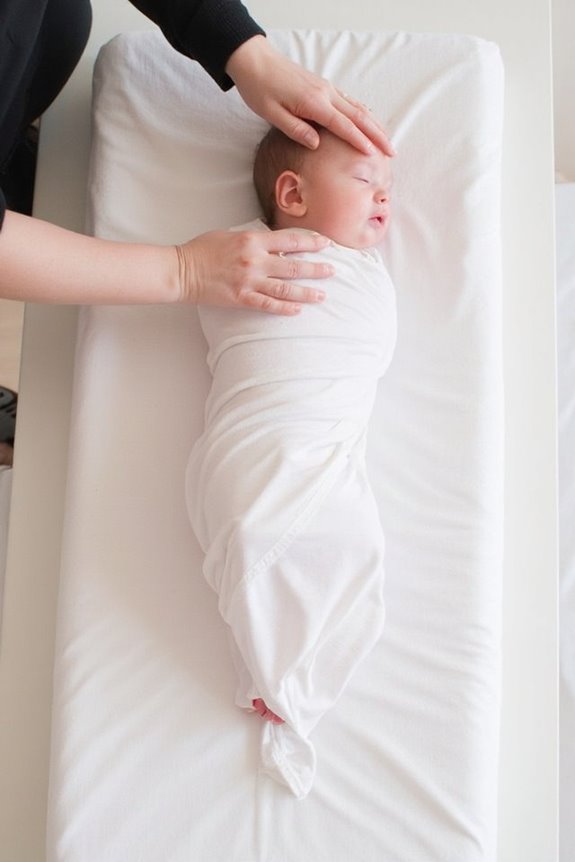 proper baby swaddling technique