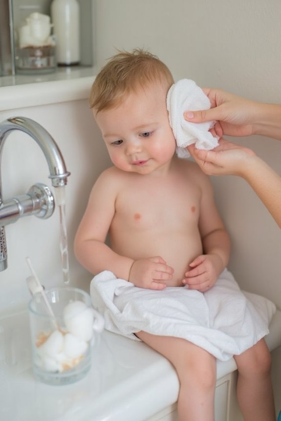 signs of ear cleaning