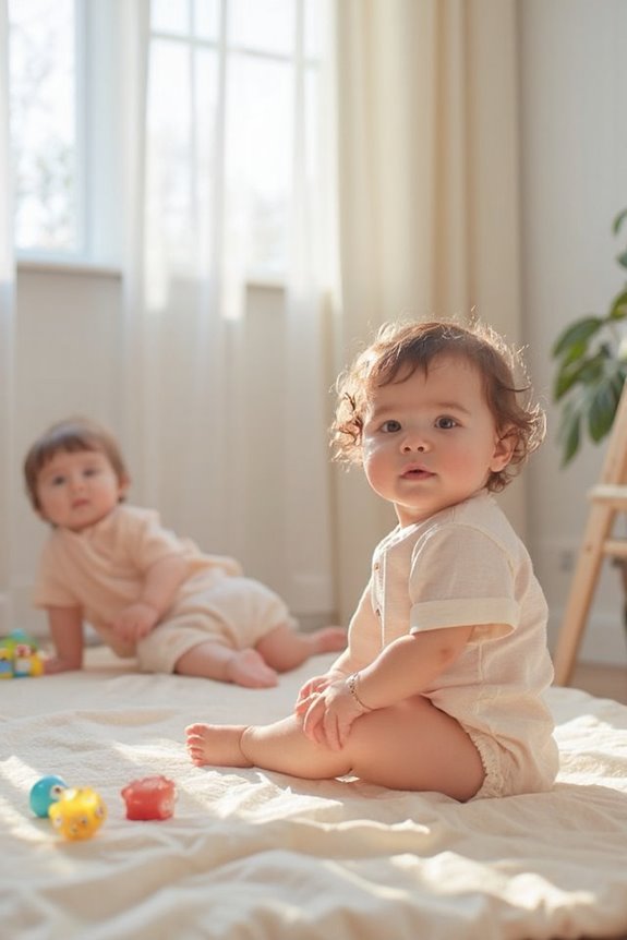 sitting milestones precede crawling
