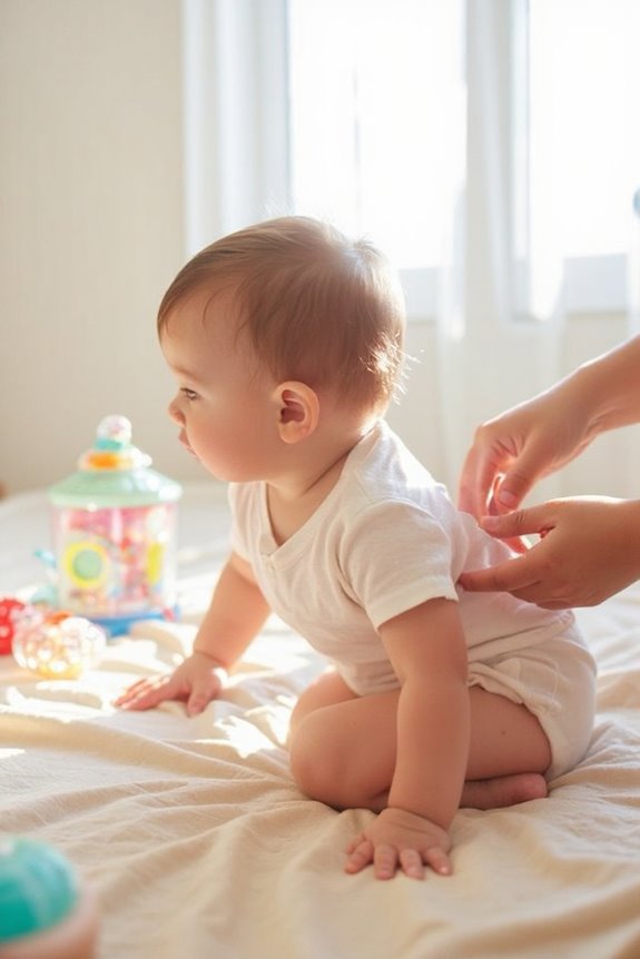 support baby s sitting journey