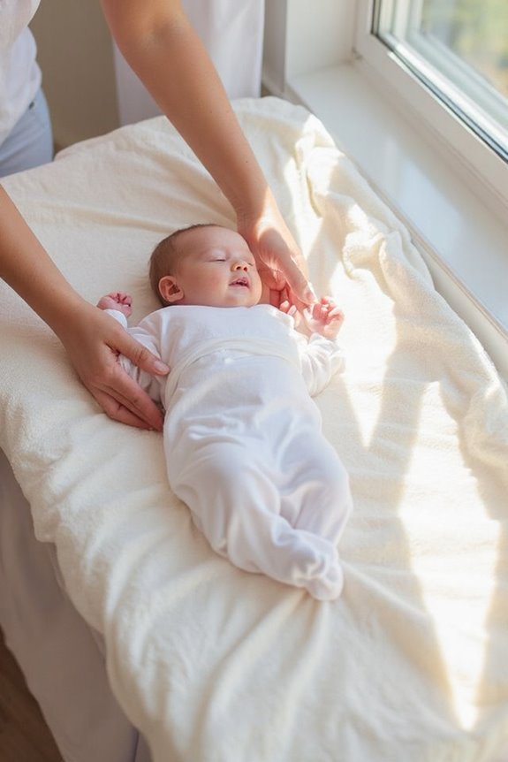 swaddle baby securely and safely