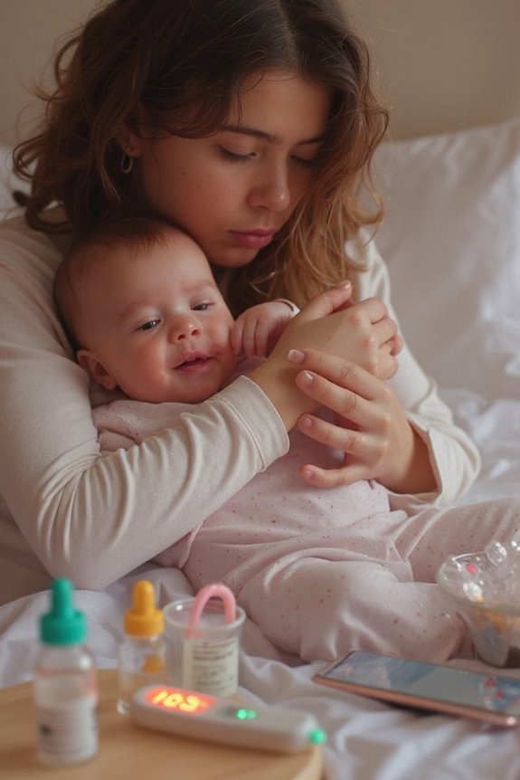 teething symptoms and fever