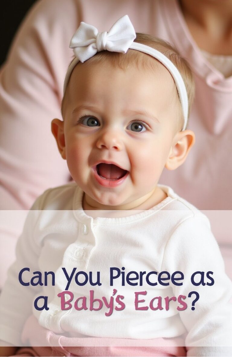 Can You Pierce a Baby's Ears